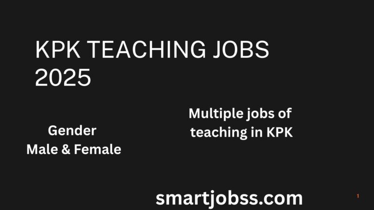 kpk teaching jobs