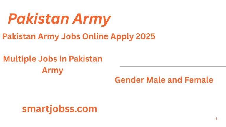 Pakistan army jobs