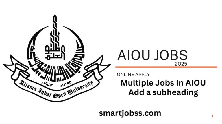 aiou jobs
