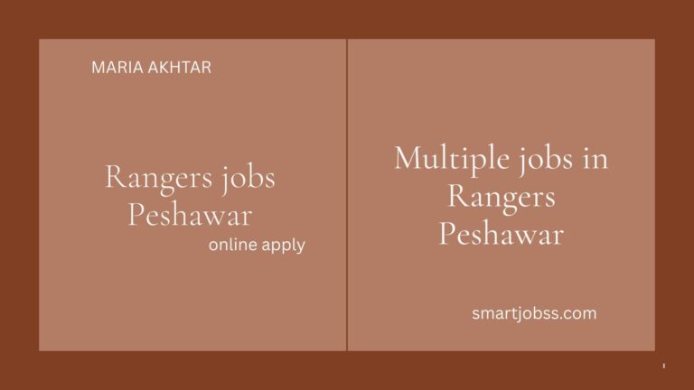 Rangers jobs Peshawar