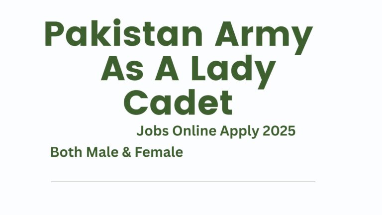 PAKISTAN ARMY AS A LADY CADET