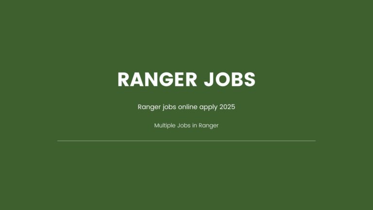 RANGER JOBS