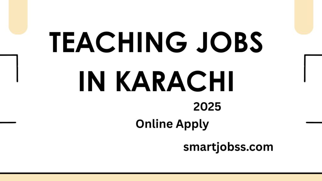 teaching jobs in karachi