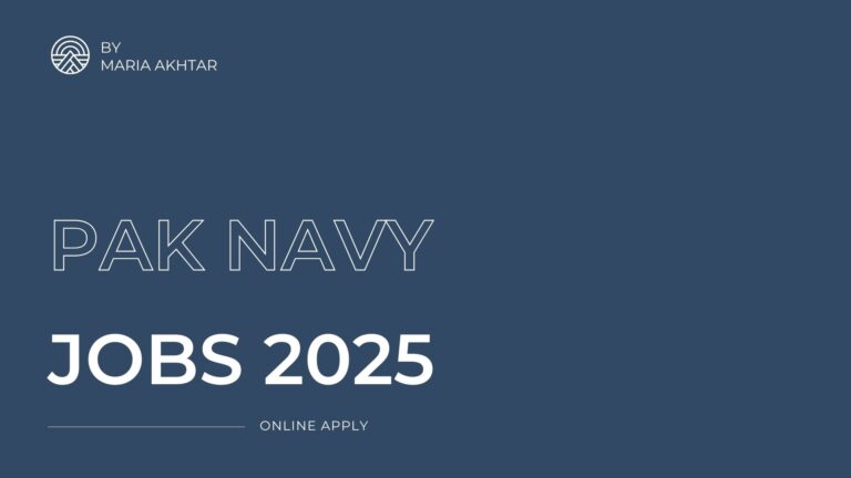 PAK NAVY JOBS
