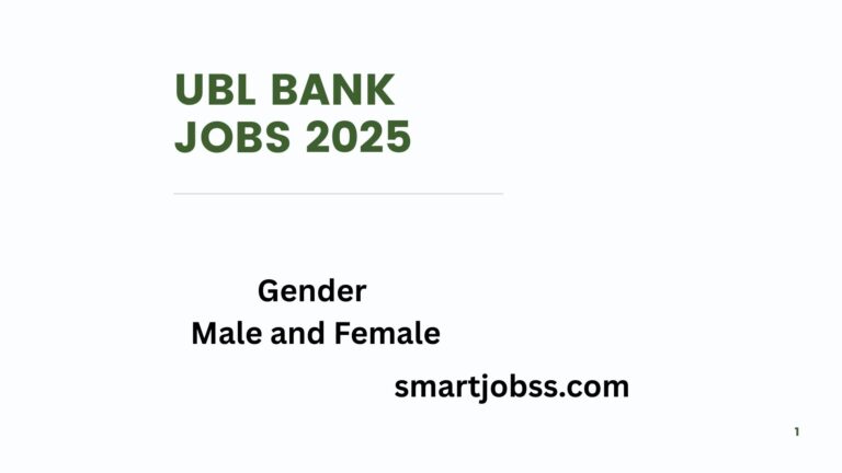 ubl bank jobs 2025